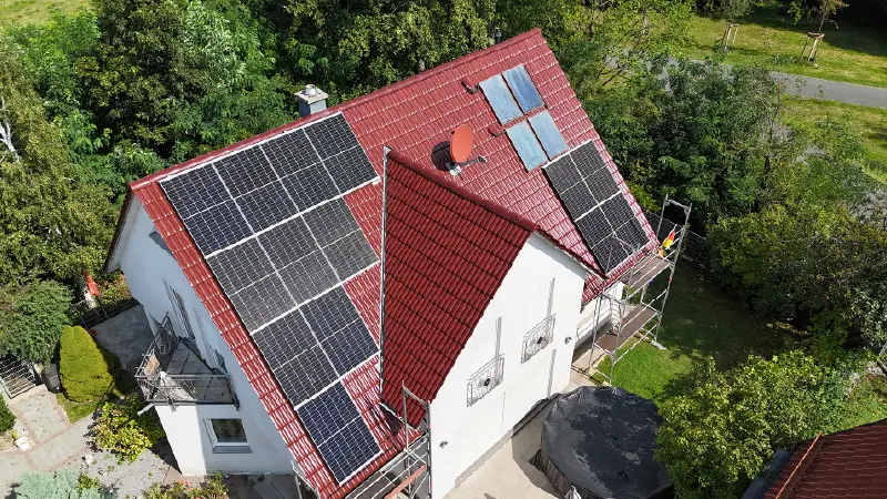 Referenzprojekt eines nexsun.-Kunden mit Photovoltaikanlage auf einem Einfamilienhaus in Nürnberg
